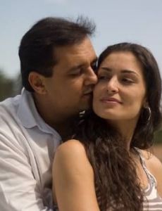 Franciely Freduzeski and Geraldo Luís