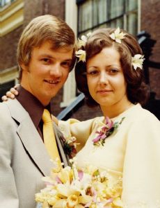 Louis van Gaal and Fernanda Obbes