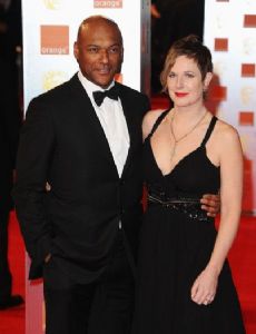 Colin Salmon and Fiona Hawthorne
