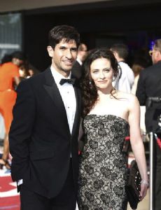 Lara Pulver and Raza Jaffrey