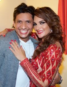 Gibrán Jiménez and Mariana Seoane
