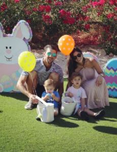 Michael Phelps and Nicole Johnson