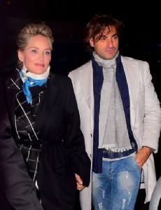 Sharon Stone and Angelo Boffa