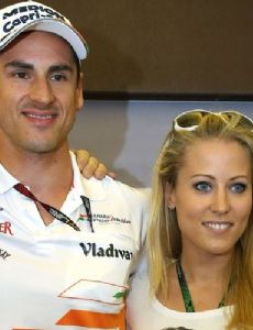 Adrian Sutil and Jennifer Becks