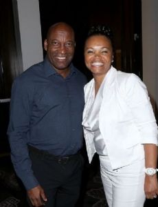 John Singleton and Akosua Busia