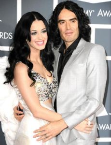 Katy Perry and Russell Brand