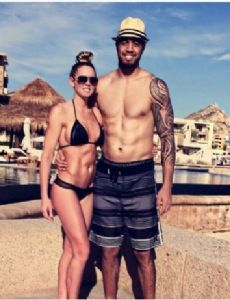 Levine Toilolo and Stephanie Ming