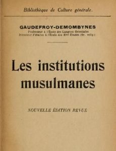 Maurice Gaudefroy-Demombynes