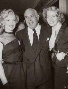 Marilyn Monroe and Spyros P. Skouras