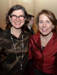 Maura Healey and Gabrielle Wolohojian
