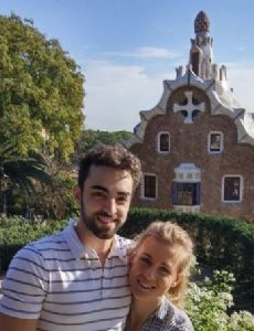 Madison Hubbell and Adrià Díaz