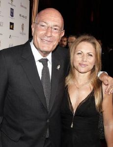 Arnon Milchan and Amanda Coetzer