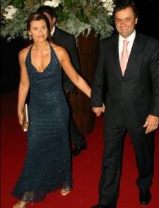 Aécio Neves and Andréa Falcão