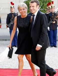 Brigitte Macron and Emmanuel Macron