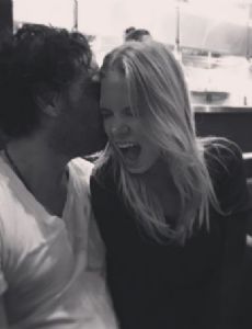 Johnny Galecki and Ariella Nicole