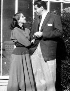 Julie Adams and Leonard Stern