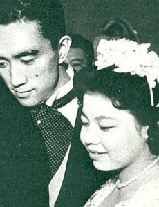 Yukio Mishima and Yoko Sugiyama