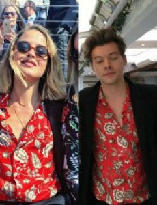 Tess Ward and Harry Styles