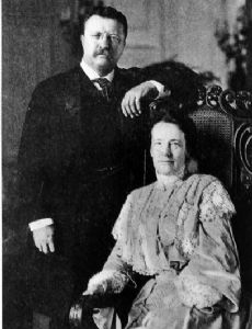 Edith Roosevelt and Theodore Roosevelt