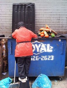 Dumpster diving