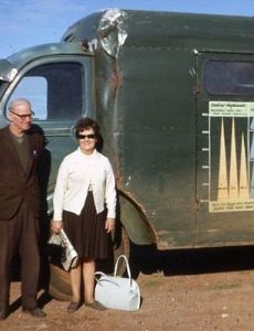 Mavis Thorpe Clark and Harold Latham