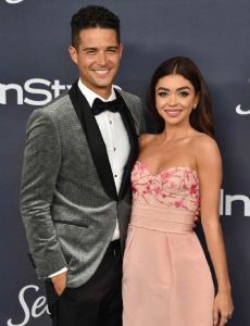 Sarah Hyland and Wells Adams