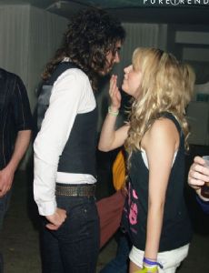 Peaches Geldof and Russell Brand
