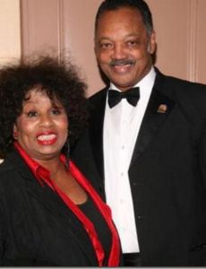 Jesse Jackson and Jacqueline Lavinia Brown
