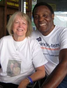 Rafer Johnson and Betsy Thorsen