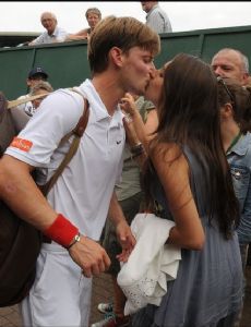 David Goffin and Stéphanie Tuccitto