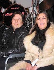 Clive Burr and Mimi Burr