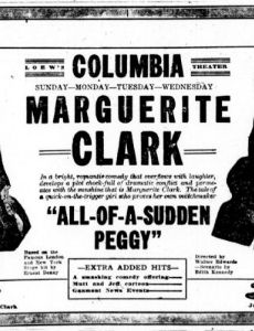 All of a Sudden Peggy