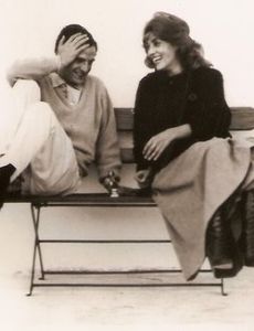 Jeanne Moreau and Francois Truffaut