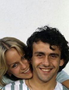 Michel Platini and Christelle Platini