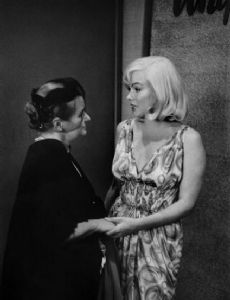 Marilyn Monroe and Paula Strasberg