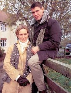 Richard Johnson and Zara Phillips