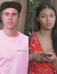 Fiona Barron and Justin Bieber