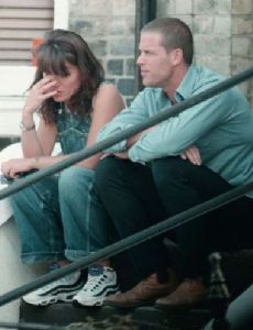 Davina McCall and Andrew Leggett
