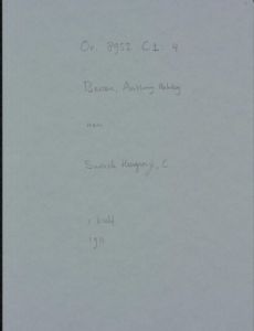Anthony Ashley Bevan