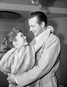 Debbie Reynolds and Dick Powell
