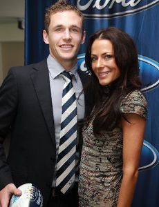 Esther Anderson and Joel Selwood