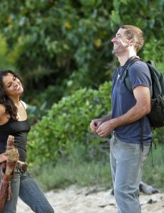 Michelle Rodriguez and Matthew Fox