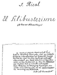 El filibusterismo