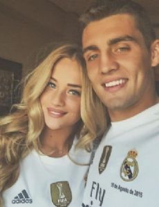Mateo Kovačić and Izabel Andrijanic