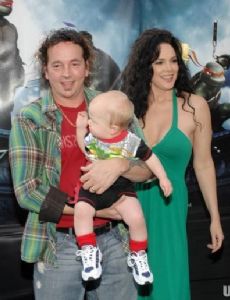 Julie Strain and Kevin Eastman