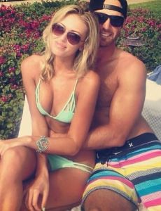 Dustin Johnson and Paulina Gretzky