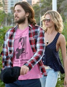 Jared Leto and Lauren Hastings