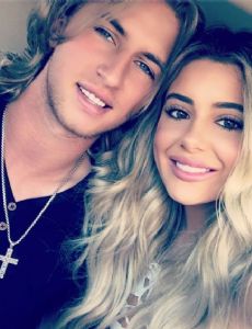 Brielle Biermann and Michael Kopech