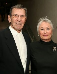 Leonard Nimoy and Susan Bay