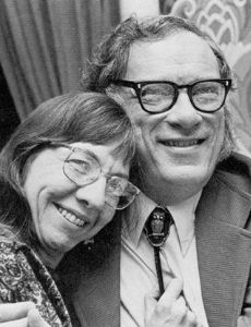 Isaac Asimov and Janet Opal Jeppson